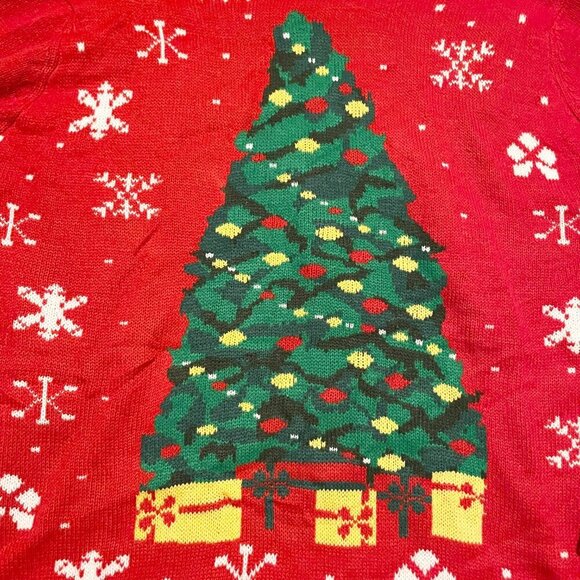 Jem Holiday Sweater Christmas Tree Womens Size XL - Picture 2 of 15